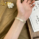 
China Gold (CHINA GOLD) silver bracelet foot silver 999 silver bracelet fortune cat Jiyan Heart Sutra new Chinese birthday gift for girlfriend to wife Jiyan bracelet | about 30g