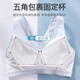 Yu Zhaolin Girl Sport Sport Unterwäsche Schocksicheres Laufweste Junior High School und Highschool-Schüler atmungsaktiven BH während der Entwicklungsperiode 9215 Weiß 1 Stück 2xl /90 (115-130jin [Jin entspricht 0,5 kg])