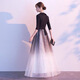 
Noliti's temperament banquet evening dress long 2025 new style can be worn on the host's annual meeting performance dreamy starry sky skirt for women black long 3XL