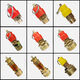 Spring-type air compressor safety valve pressure relief valve air pump safety valve small red hat safety valve towerless water supply safety valve 2 minutes 3 public Jin [Jin equals 0.5 kg] safety valve
