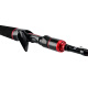 AbuGarciaBMAX22 Lua rod light hard carbon bass cocked mouth fishing rod Lua rod 1.98m straight handle M-adjustable single rod