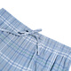 AIMER Men [mismo modelo en el centro comercial Shopping] 22SS Disfrute de pantalones caseros sedosos Pajamas New Spring and Summer NS42F683 Light Blue Plaid YH5 3XL 185