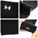 安德玛（Under Armour）运动护小腿袜套护膝篮球护具男女防护健身训练跑步足球 黑色L码