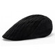 Kingtrip Beret Men's British Cotton и льняная шляпа Tide Spring и лето Тонкая простая повседневная передняя шляпа Универсальная бейсболка сетка белый размер одиночного размера