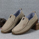
Hongxingxiang old Beijing cloth shoes men's singles shoes spring and autumn breathable casual shoes soft sole non-slip beef tendon sole driving shoes beans shoes 698 men's black singles 42