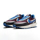 耐克（NIKE）女鞋 Sacai X  VaporWaffle 三方联名解构男女运动休闲运动跑步鞋 DJ4877-300 黑蓝红 40.5