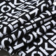 
Kenzo Takada (KENZO) Women's Cotton/Nylon Knitted Casual Pants Trouble Pants Trousers Gift for Women FC5 2PA691 3SC 99 Black and White LOGO Jacquard L