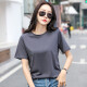 DGPZ短袖新品t恤女宽松上衣服韩范半袖丅恤上衣XX601 紫色X719款 L （宽松款130-145斤）