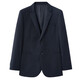 Goldlion suit men's machine washable wool new business formal wear groom's wedding suit suit jacket navy blue-95 31 trousers