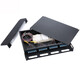 Hainii FCSCST12-Port 24-Port-Faseranschluss-Box-Verteilungsrahmen Ein-Mode-Einzel-Fit-1U-Rack-Rack 12-Kern-24-Kern-Optikkabel Fusion Fusion Liring Box Anschlussbox Dicked SC48-Core 1U Single-Mode-Einzelmodus mit Fusion Tail Faser Flansch geschlossener Typ 1 1