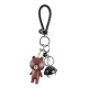 TaTanice internet celebrity bear key chain March 8th Festival gift key ring key chain backpack pendant car key chain mobile phone chain buckle jewelry birthday gift