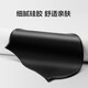 Made in Tokyo, silicone swimming cap for men and women, swimming training swimming cap, high elastic waterproof, long hair ear protection, large capacity swimming cap, black