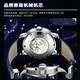 OLEVS Swiss certified brand watch men's mechanical watch fully automatic men's watch luminous waterproof high-end star men's watch OLEVS-9923-Silver shell starry sky surface