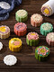 Chenbu Mid-Autumn Mooncake Mold for making mung bean cake model printing tool, hand-pressed cartoon pastry, steamed buns, ice skin embossed household 4-in-1 (