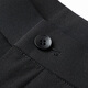 
Duck Duck (YAYA) goose down pants for men thickened straight elastic waist warm winter new casual plush pants 672F black 32