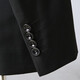 
Kaduton Wedding groom wedding suit men's suit groom group dress suit three-piece wedding dress black (suit + trousers + vest + shirt) XL