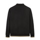 Bailando con la chaqueta lobo de lobo de moda para hombres de moda para hombres contrastante chaqueta bordada bordada collar de béisbol 001 Estilo masico negro 175