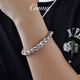 GsunG platinum bracelet for men PT950 new style atmospheric Chopard bracelet fashionable platinum bracelet for men with three-dimensional look. Make a reservation for the auction, please contact us before the auction.
