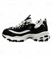 Skechers women's shoes 10th anniversary diamond thick sole classic panda shoes 12241 66666179 66666179-NM women's style/colorful Skechers 44 =285MM (forward code shot)