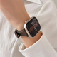 Vino Xinging Rojo Red Small S10 Huaqiangbei S9 Strap Ultra2 Fin Genuine Leather Adecuado para iWatchs8/S9 Apple de cuero fino-Avocado Apple Iwatch nuevo S841 mm