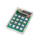 Wulu Electronics Homemade calculator DIY welding kit Computer teaching and training experiment electronic exercises TJ-56-695 kit + button battery + acrylic shell