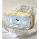 Canaan Songji new pencil case ins Japanese style high-looking pencil case niche versatile large capacity junior high school student pencil case yellow and blue stitching puppy pencil case