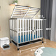 
Shantoulin Village steel dog cage large dog foldable indoor and outdoor dog cage with toilet for all-round pets 12595 high 105 Labrador golden retriever, etc. Assembled dog bowl tray