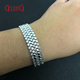 GsunG platinum men's bracelet is stylish and new, wide and large PT950 women's bracelet is fashionable and shiny. Priced by gram. Contact before bidding.