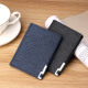 WILLIAMPOLO Paul Wallet Men's Short Canvas Personalized Wallet Creative Youth Driver's License Leather Case Multifunctional Small Card Holder Blue Short Style