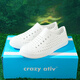 crazy ativ official authentic summer hole shoes parent-child shoes non-slip beach shoes garden shoes breathable men and women children's stream sandals pure white size 37