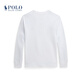 Polo Ralph Lauren Boys Classic Cotton Jersey Henry Shirt RL41762 100-blanc M