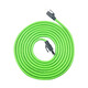 Shiyu (Siyunr) Industrial Grade Profit Super Six Dual Blobed Network Cable Gigabit Servo Ethercat Chaîne de dragage haute flexibilité SY-RJ6210 Câble réseau blindé à double blindage vert 1 mètre