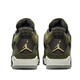 Nike (Nike) zapatos para hombres y zapatos para mujeres Air Jordan 4 AJ4 White Oreo White Shoes zapatillas de baloncesto casual FB9927-200/FB9928-200 Militar Green 36.5