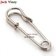 Jack Viney large pin thickened oversized safety buckle pin to fix clothes lock pin metal brooch sweater shawl 5 cm 10 pcs