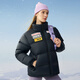DESCENTE SKI STYLE Same Model for men and women Swiss national team cooperation Light and heat transfer energy storage Short down jacket BK-Night fog black L (175/96A)