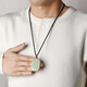 Un millier de jade [produit solitaire Jade] HETIAN JADE GUAN GONG PENDANT MEN COLOR DU SUCHER GUAN ERYE JADE PENDANT JADE PENDANT JADE PENDANT MODÈLE 2 QZM3523