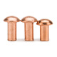 Jinggong copper rivets semi-round head solid rivets round head rivets copper solid copper rivets M2.5M3M4M5M6 3*5 (200 pieces)
