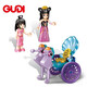 Gudi Yeluli girl building blocks Frozen castle girl building blocks toys girl building blocks assembled toys 6-12 years old assembled toys New Year gifts Shui Linglong Palace (683Pcs)