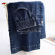 Woodpecker wide-leg jeans for women in spring and autumn 2025 new high-waist draped straight-leg trousers for women loose and slimming wide-leg trousers 3886 denim blue trousers 261 feet 9 suggest 80-90Jin [Jin equals 0.5 kg]