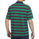 耐克（NIKE）男装 舒适百搭宽松休闲条纹运动翻领短袖T恤FN3897-010 FN3897-410 S