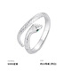 Mansheng 999 Pure Silver Exquisite Little Spirit Snake Index Finger Open Ring Women's Ring Personalized Fingertip Accessory Tail Ring Niche Design Spirit Snake Ring 999 Pure Silver