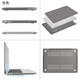 Lovetree Apple MacBook защитный корпус Air/Pro Computer Case M1/M2/M3 Легкие и черные аксессуары Пакет Grey Pro13.3 (A1278)