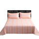 Export European single old coarse cloth sheet single piece pure cotton ice silk cool linen cotton linen linen summer QC gray white yellow gradient chaotic strips 1.2*2.2 meters only bed sheets suitable for 0.9 meters dormitory