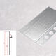 FACEMINI FN-684 5 cm Wandtafel Ablauflinie ohne Schlitzen eingebettete Aluminiumlegierung Basbar 15 mm unsichtbar