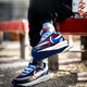 NIKE耐克耐克 Sacai X Nike LDV WAFFLE 三方联名鞋运动跑鞋 黑灰蓝解构DJ4877-600 41