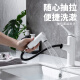 Hansgrohe hot and cold pull-out faucet household bathroom countertop washbasin washbasin faucet matte white - faucet