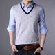Yimuqi Doppelkristanlar-Pullover für Männer im Frühjahr und Herbst gefälschter zweiteiliger Pullover ohne Velvet Neues Halsband T-Shirt Dünne Männerbasis 3878 Rot (einseitiger Stil im Frühjahr und Herbst) Einen Größe 165/m in 120 Jin [Jin Equals gleich 0,5 kg] empfohlen.