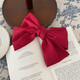 Yililuo Big Bow Hairpin French Retro Satin Net Red Hair Accessory Women's Half-tied Hair Temperament Top Hairpin at the Back of the Head Bow Extreme Black