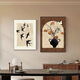 
Chengzi French desktop layout retro living room decoration painting medieval style restaurant persimmon Ruyi sofa background wall hanging painting JD15276 35*50 texture oil canvas ps gold frame