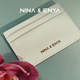 Nina/Enya Nina Enya Bolsa para mujeres [Regalo de cumpleaños Femenino] Mochen Artista Conjunta Bolsa de tarjeta de flores Bacilos